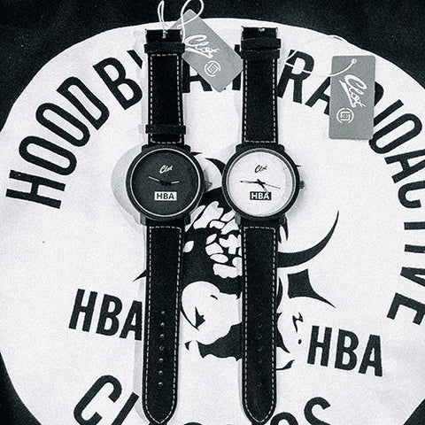 Fashion Brand HBA Leather Strap Unisex Watches Men Quartz Women Dress Watch Sports Military Relojes Geneva Wristwatch AB318