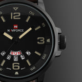 2014 Curren New Fashion Men Quartz Hour Date Clock Leather Strap Watches Men's Sports military Army 3ATM  Waterproof Wrist Watch