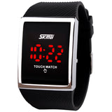 Fashion Men Women Electronic LED Touch Candy Jelly Watch Silicone Sports Digital Watch 2014 New