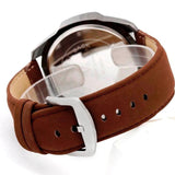Hot Marketing 2016 Luxury Men Watch Analog Sport Steel Case Quartz Dial Leather Wrist Watch F03