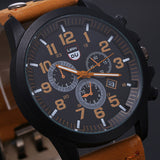 Men's Luxury Watches Liandu Style Brand Sports Watches 2015 Quartz Watch Casual Men Military Waterproof Leather Watch AB568