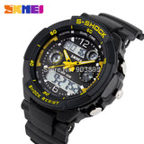 S SHOCK 2015 New SKMEI Luxury Brand  Men Military Sports Watches Digital LED Quartz Wristwatches rubber strap relogio masculino